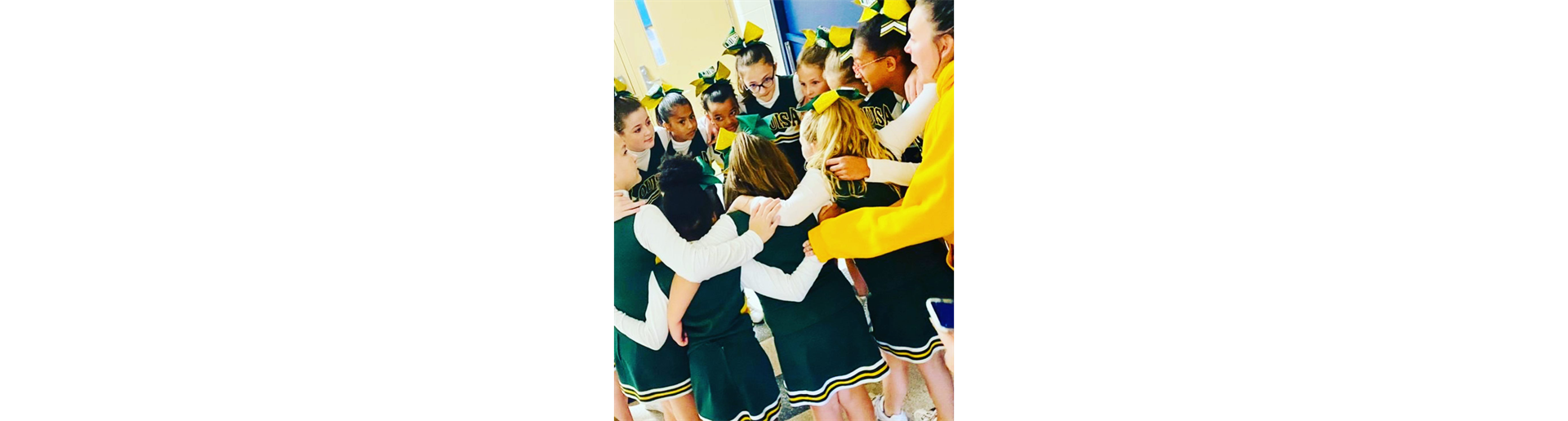 Cheer with a pep talk before the expo.